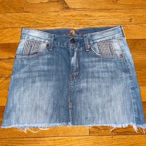 Denim Mini Skirt